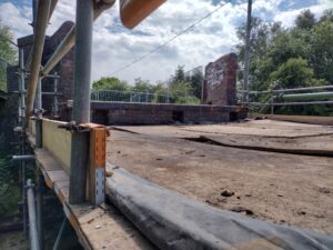Black Cock Bridge under repair