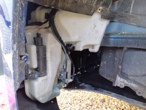 Inside the front bumper of my Seat Leon